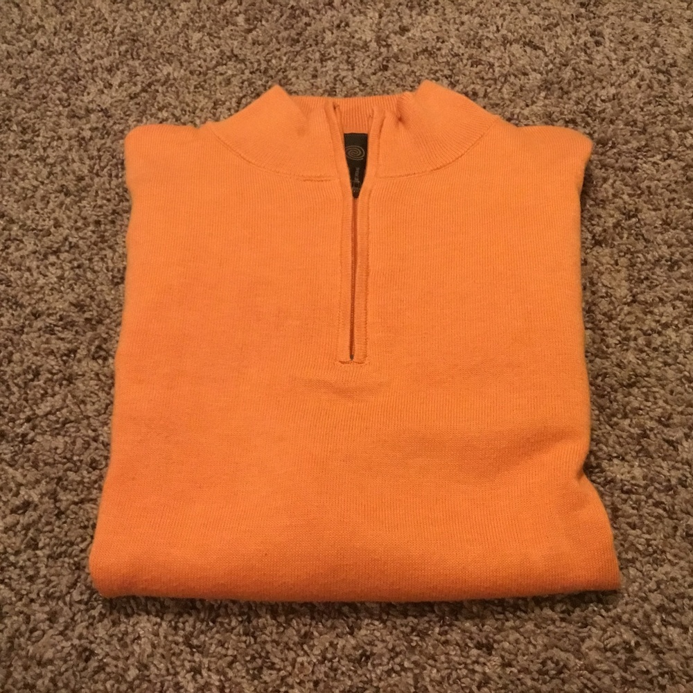 F/X Fusion Quarter Zip. 55% Cotton/45% Acrylic